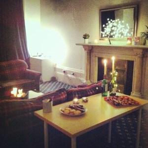 My flat at Christmas time, 2012