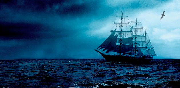 The Mariner's ship and the Albatross. Source: thestage.co.uk